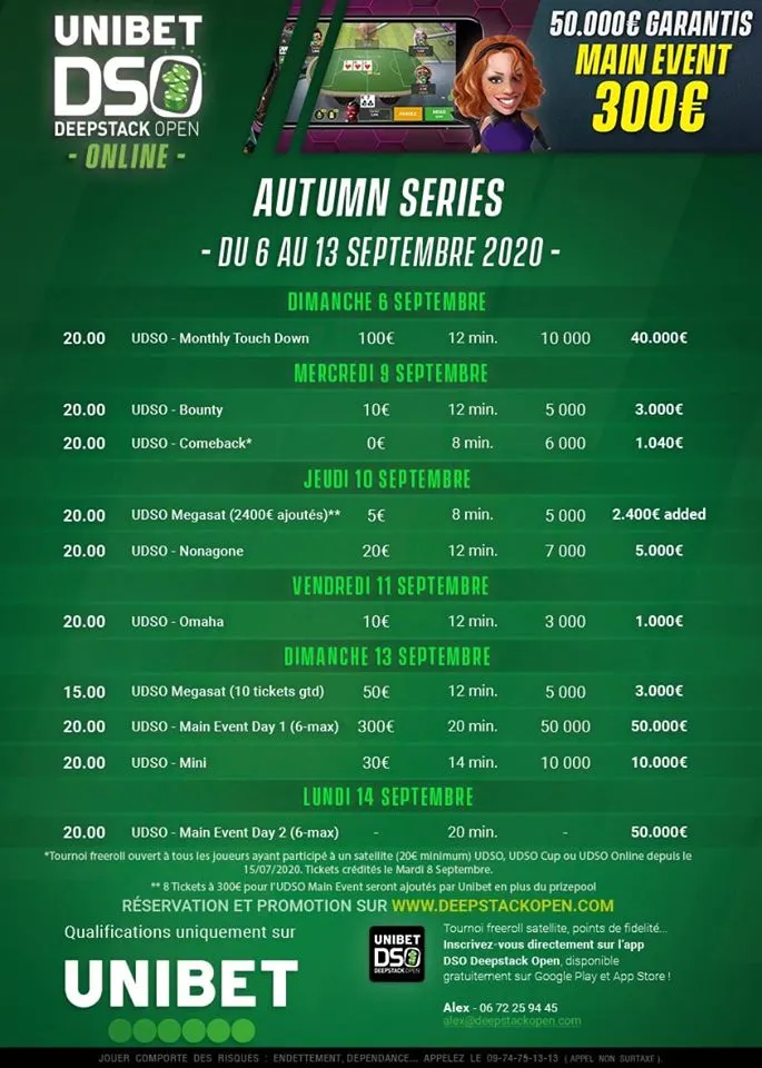 Unibet autum series