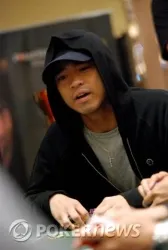 Theo Tran - busted from the Main Event, and now to the High Rollers