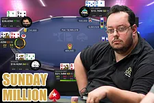 Pódio de Geraldo César no Sunday Million do PokerStars