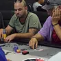 David Bonneau (left) eyes Eric Floyd Shapiro's all in bet