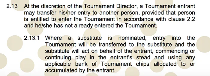 Hold’em with Holloway, Vol. 63: What Would Happen to a Chip Stack If a November Niner Died? 101