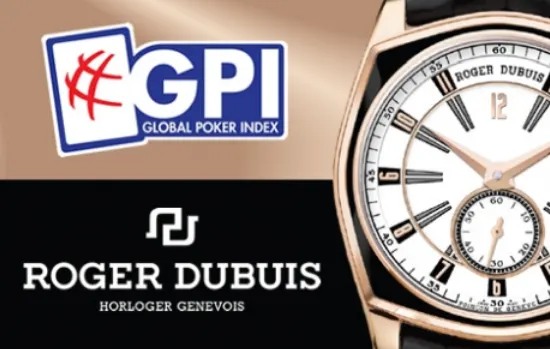 Global Poker Index and Roger Dubuis Team Up for Player of The Year Award