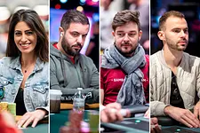Vivian Saliba, Rafael Mota, Fabiano Kovalski e Renan Bruschi na WSOP 2022