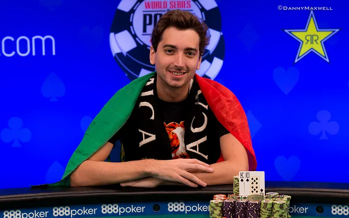 Diogo Veiga - 2018 WSOP Big Blind Antes $3,000 No-Limit Hold'em Winner