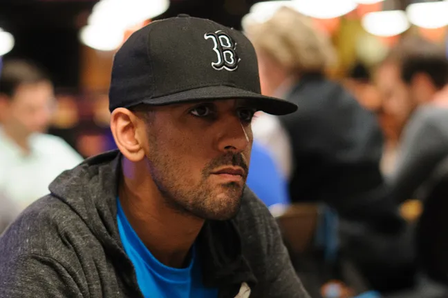 Ronnie Bardah doubles on one of the last hands of the night.