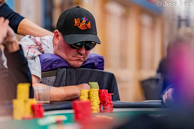 Chip Leader Anthony Reategui