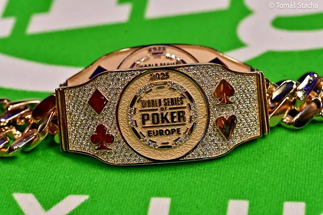 WSOPE 2025 Main Event Bracelet