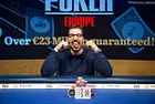 Tomas Ribeiro Wins Fifth Bracelet for Portugal in Event #11: €2,200 Pot-Limit Omaha for €128,314