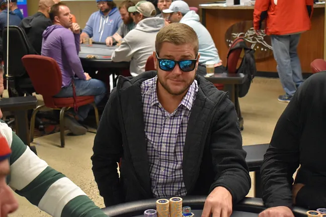 Tim Garles in prior poker action.