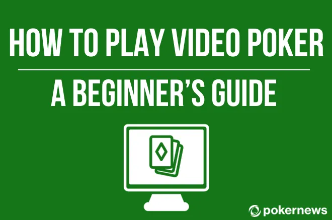 how to play video poker