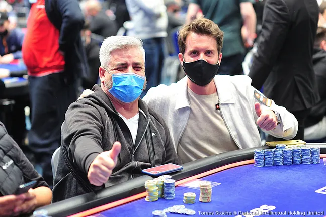 Fabien Motte and Ramon Colillas are among the big stacks