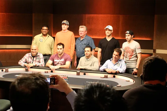 The final table players