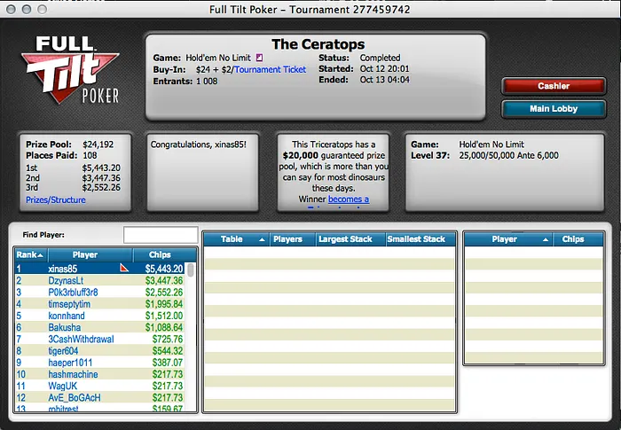 Phounder Ganha Bigger 9 (k), RuiNF 1º no Turbo Multi Hundo (k) & Mais 106