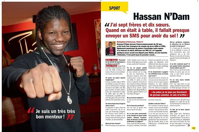 Hassan N'Dam parle poker dans le nouveau numéro d'Entrevue 0001
