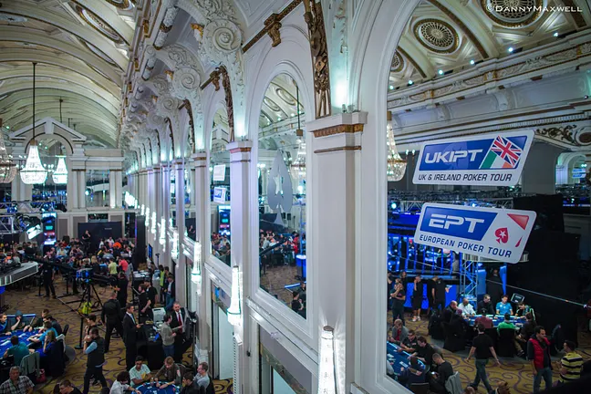 La sala dell'EPT London Main Event