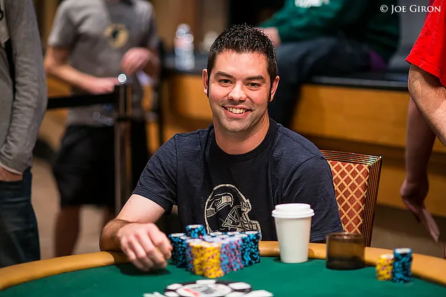 Tyler Patterson is lurking at the top of the chip counts