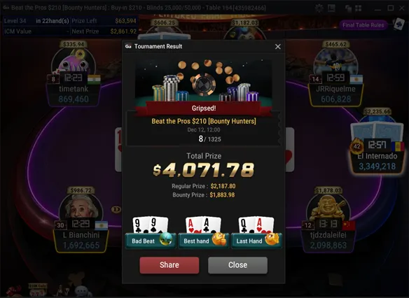 Jarvis Gripsed Poker