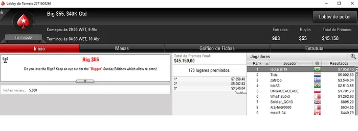 Forras Online: Dante "dantegoyaF" Goya Crava 5 Monday 6-Max & Mais 102