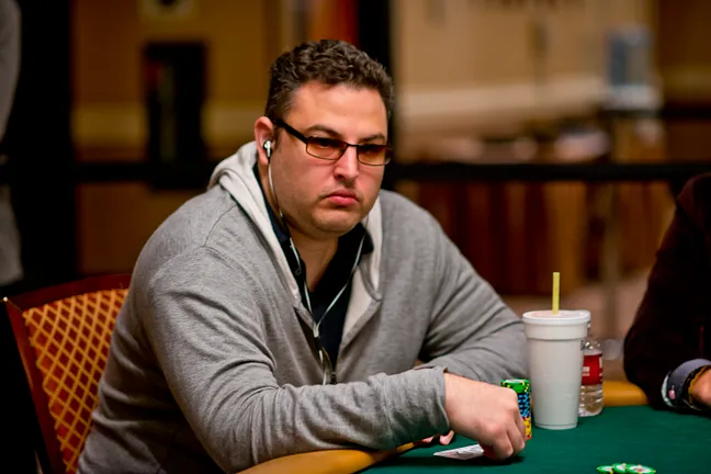 David Paredes finished an agonizing second at his table.