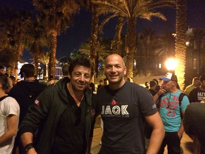 Fabien Perrot avec Patrick Bruel