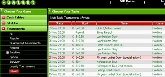 Unibet Open Varsovie : tournoi satellite Pokernews 5,5€ dimanche 101