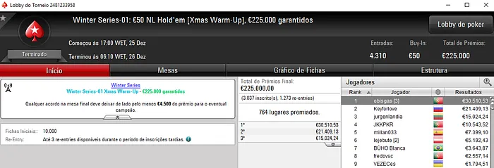 obisgas Vence Winter Series #01 e dealerzon o Winter Series #02 & Mais 101
