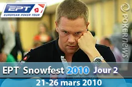 EPT Snowfest Jour 2 : Johannes Strassman sera chipleader au départ du Jour 3 avec 747.000 jetons sur 85 joueurs survivants.