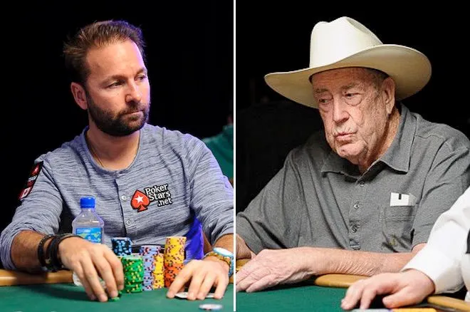 Daniel Negreanu and Doyle Brunson