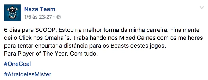 João "Naza114" Vieira Lidera POY SCOOP Medium e Overall 101