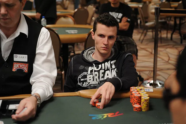 Miguel Proulx, end of Day 2 chip leader