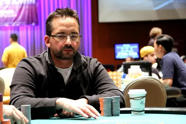 Anthony Caruso has the chip lead.