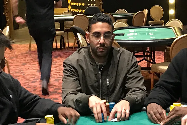 Sohale Khalili, Second in Chips in Day 1a