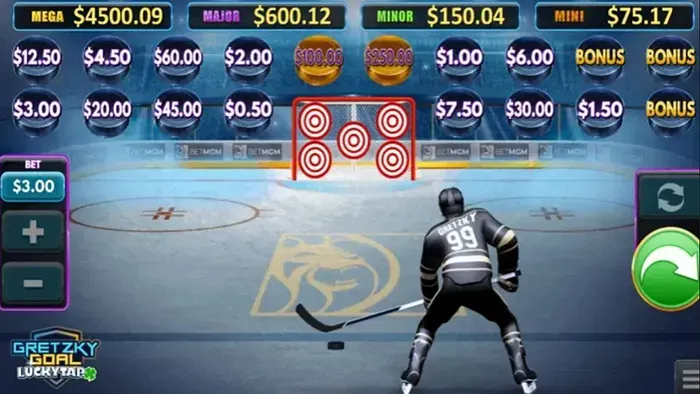 Gretzky Goal Lucky Tap