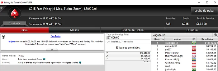 PokerStars: Deputado1414 Bronze no Bounty Builder High Roller & Mais 102