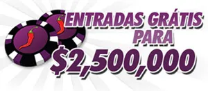 Entradas Grátis para o Torneio $2,500,000 Garantidos na ChiliPoker! 0001