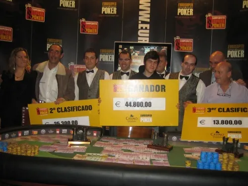 Guillermo García, primer ganador del CEP del año 0001