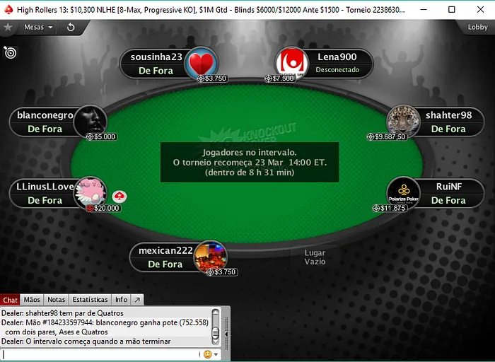 RuiNF e sousinha23 Last 15 no High Rollers #13 102