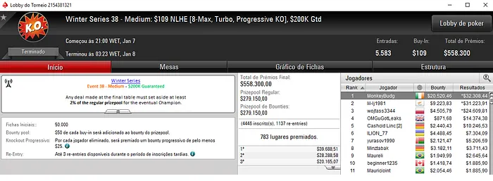 Winter Series: Mathaus 500 Crava Evento #34 Medium (,476) & Mais 111