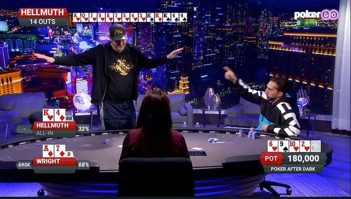 Phil Hellmuth vs. Nick Wright