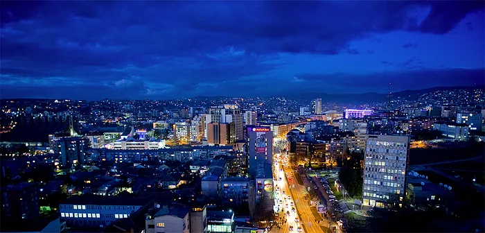 Pristina skyline (source: Wikipedia)