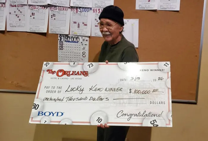 Melvin Keno Jackpot Winner