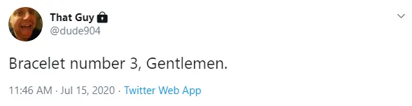 Joe McKeehen Winning Tweet