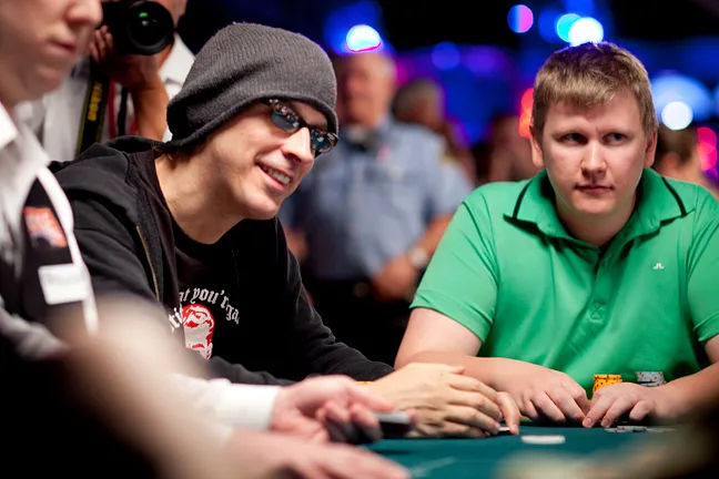 Phil Laak Makes an Early Exit
