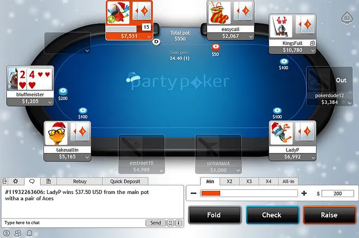 Partypoker Releases ‘Christmas-Themes' Major Client Update