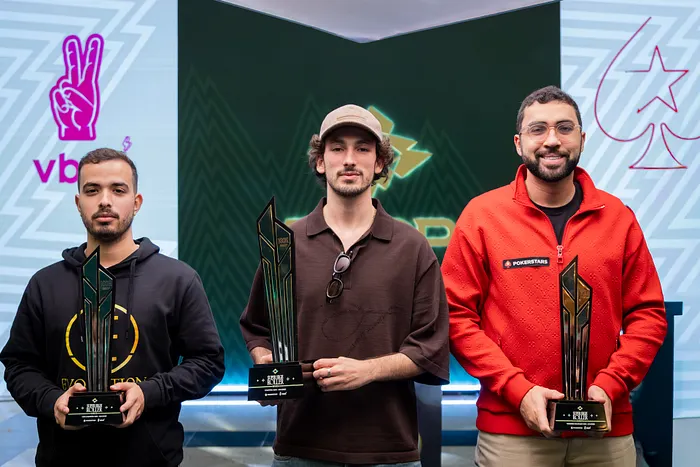 Rúben Lopes no pódio do $20K Super High Roller BSOP Millions 2025