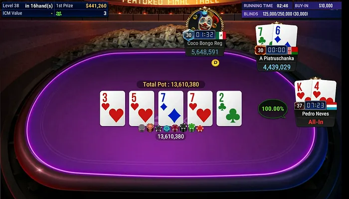 Double up de Pedro Neves na mesa final do GGMillion$