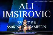 Ali Imsirovic Goes Back-to-Back w/ Poker Masters Event #6 $50K NLH Win
