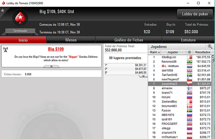 Mais 2 Mesas Finais e Mais ,000 na Conta de Naza114 106