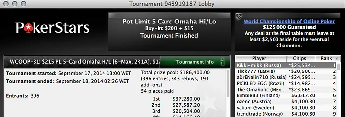 Continuamos a Procurar o Big Hit no WCOOP - flotheguts no Dia 2 do Evento #32 102