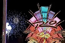 Rio exterior fireworks